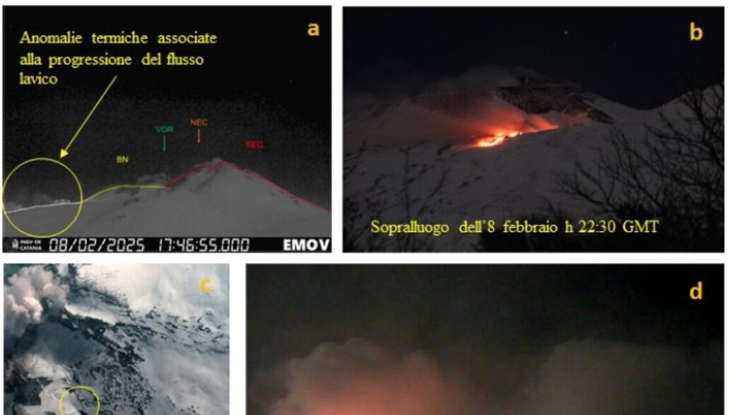 Monitoraggio sulle attività vulcaniche dell'Etna: aggiornamento sull'attività craterica