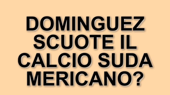 Polemiche Per Le Dichiarazioni Di Alejandro Dominguez, Presidente Della Conmebol